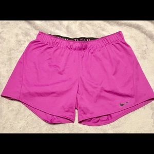 NIKE Magenta Sports/Running Shorts